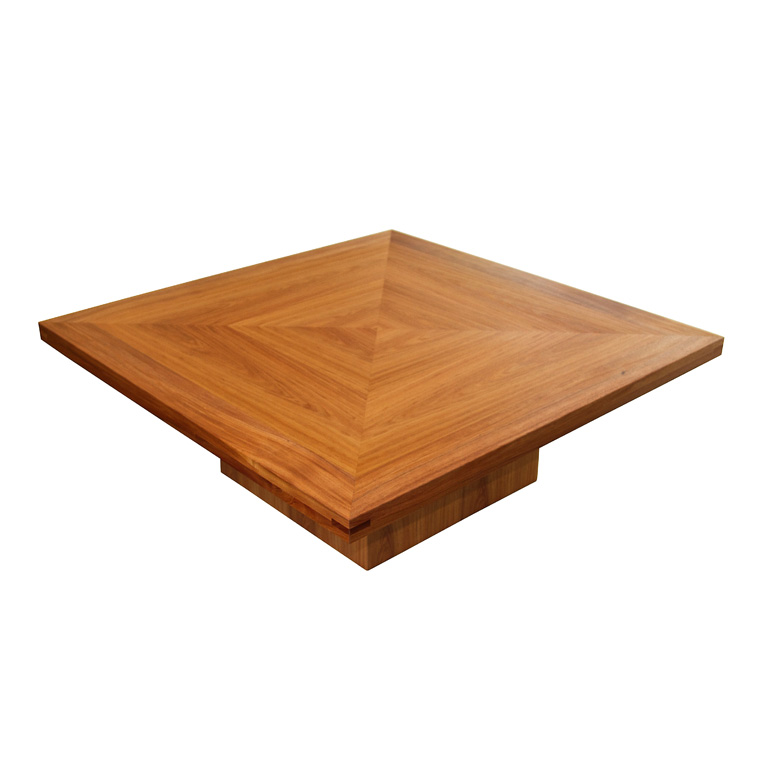 Square coffee table made form Blackwood